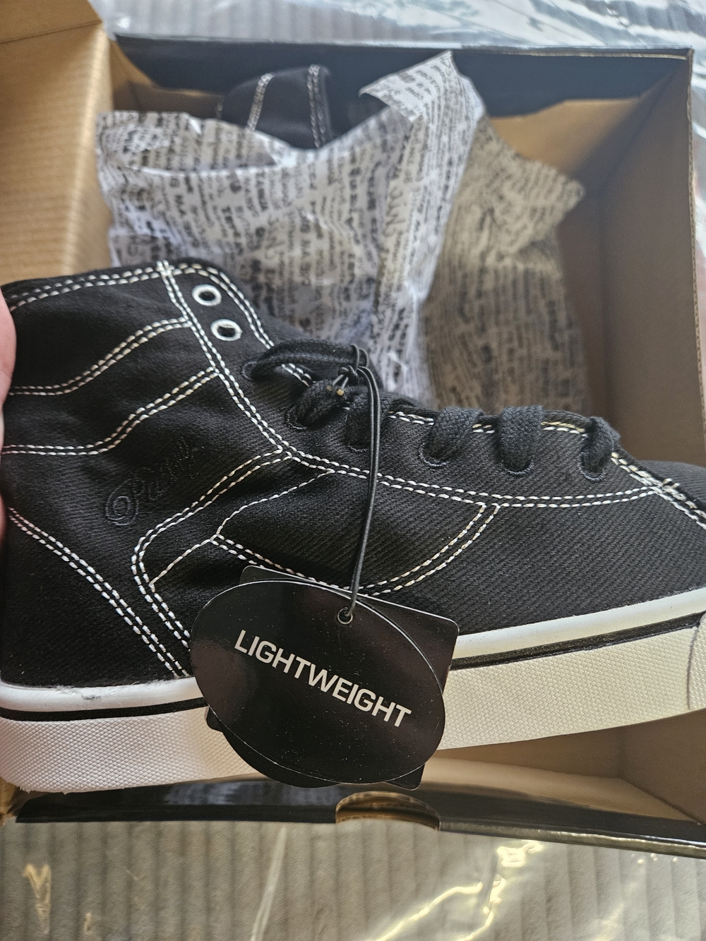 Pastry Dance Shoes - Black Hightop